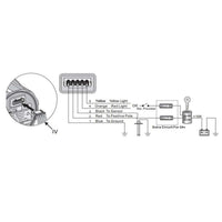 Wema Qualifies for Free Shipping Wema White Face Stainless Bezel CPGR-WS Holding Tank Gauge #JMV00004