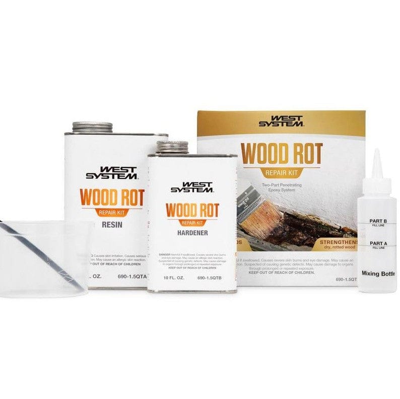 West System Brand Qualifies for Free Shipping West System Brand Wood Rot Repair Kit 1.5 Quart #690-15Q