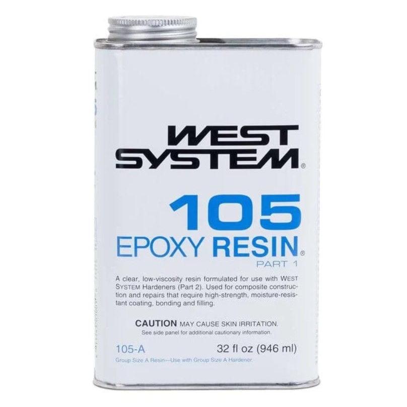 West System Brand Qualifies for Free Shipping West System Epoxy Resin Quart #105-A