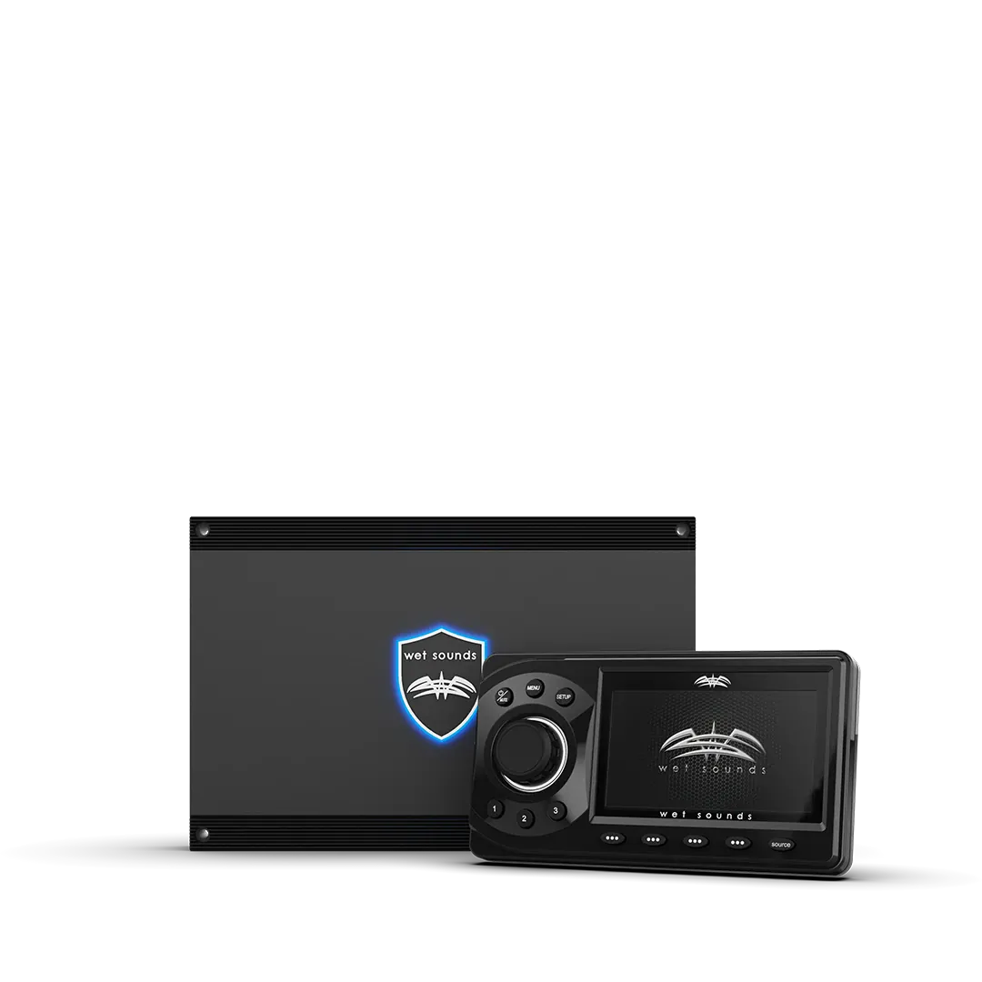 Wet Sounds Qualifies for Free Shipping Wet Sounds 4 Zone Bluetooth® Marine Media Center #WS-MC-1