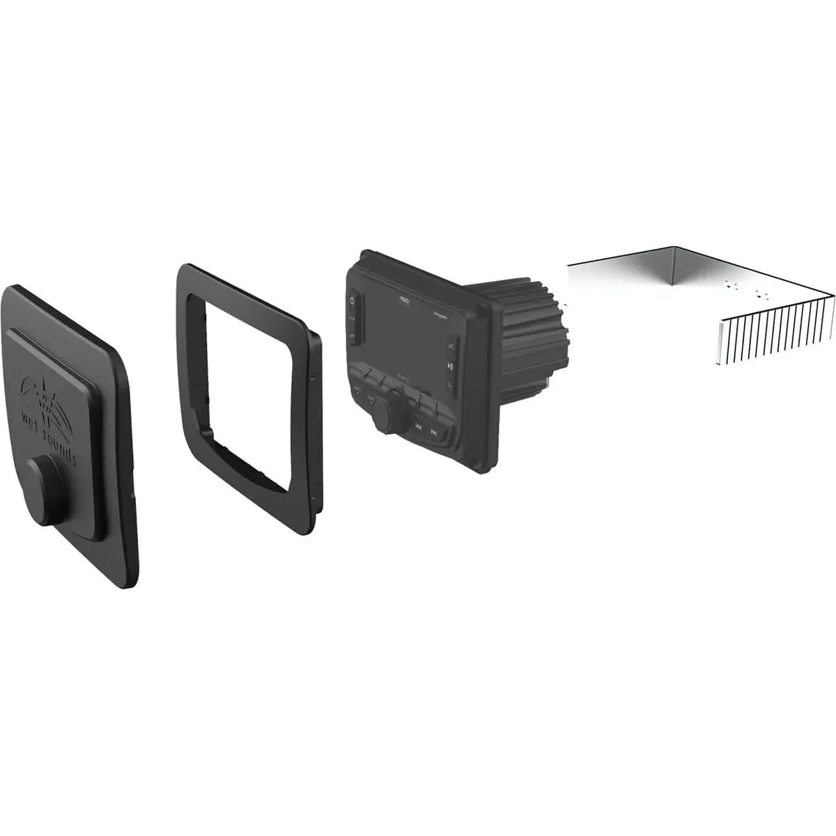 Wet Sounds Qualifies for Free Shipping Wet Sounds Flush Mount Kit for WS-MC-20 #WS-MC-20-FMK