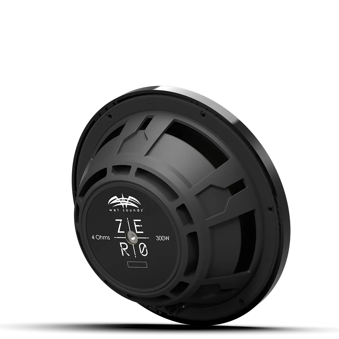 Wet Sounds Qualifies for Free Shipping Wet Sounds ZERO 10" Subwoofer Black #ZERO 10 S4 XZ-B