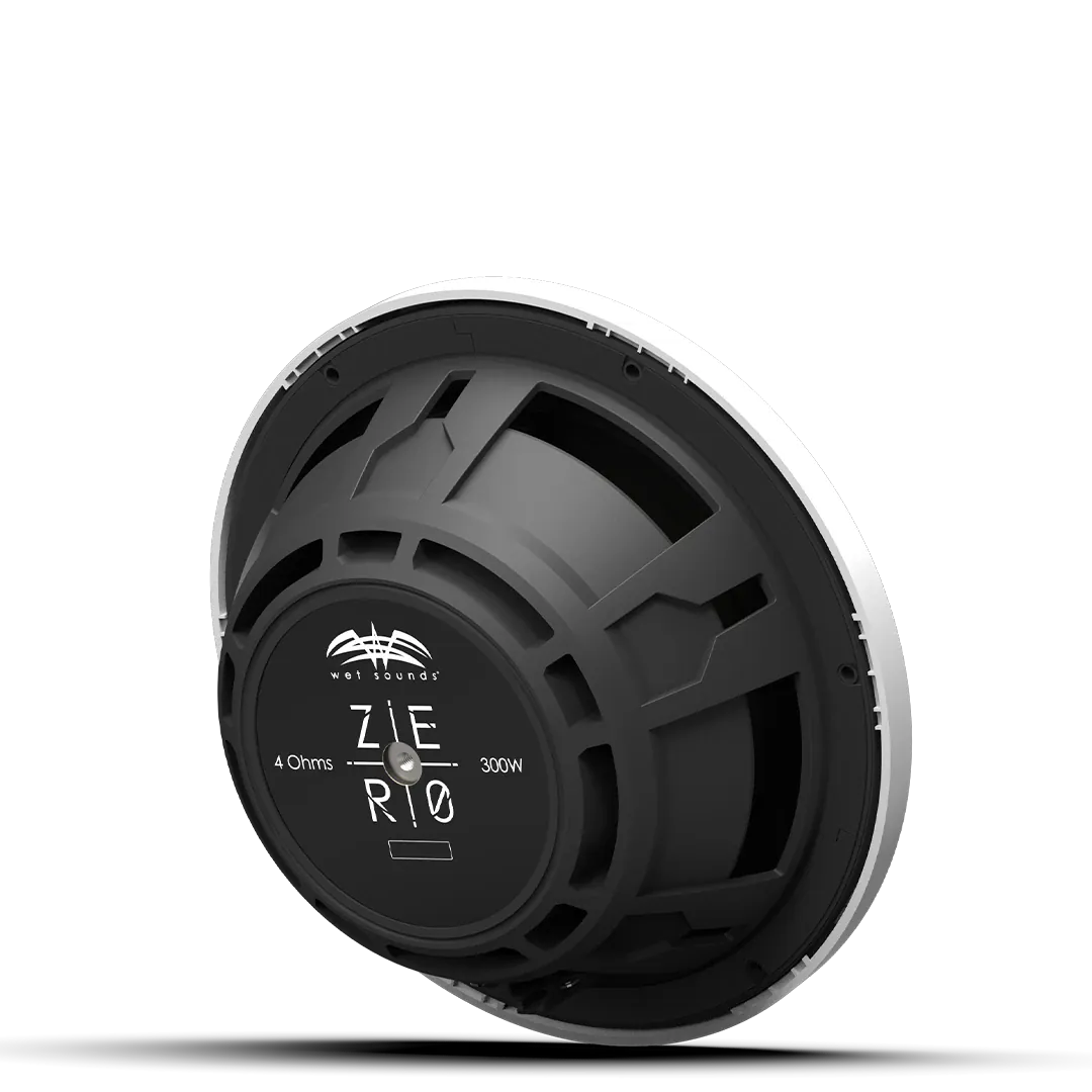 Wet Sounds Qualifies for Free Shipping Wet Sounds ZERO 10" Subwoofer White #ZERO 10 S4 XZ-W