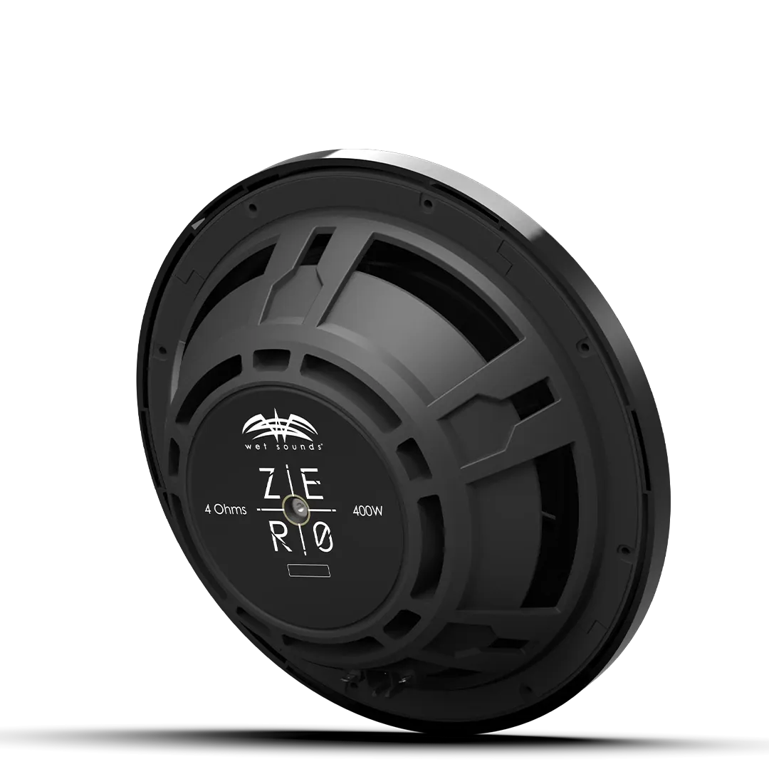Wet Sounds Qualifies for Free Shipping Wet Sounds ZERO 12" Subwoofer Black #ZERO 12 S4 XZ-B