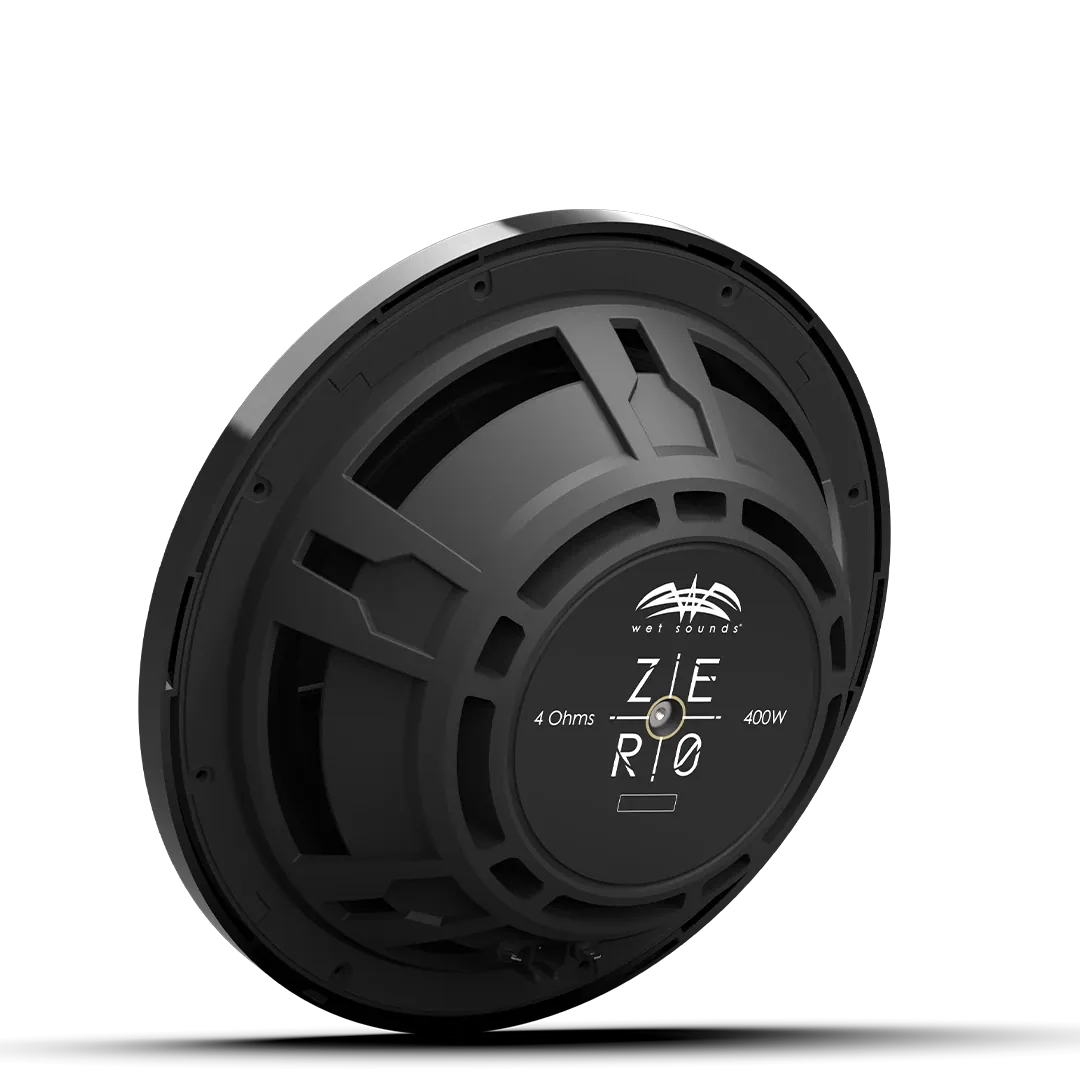 Wet Sounds Qualifies for Free Shipping Wet Sounds ZERO 12" Subwoofer Black #ZERO 12 S4 XZ-B