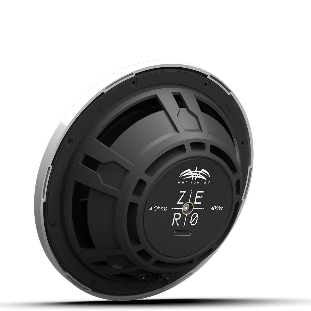Wet Sounds Qualifies for Free Shipping Wet Sounds ZERO 12" Subwoofer White #ZERO 12 S4 XZ-W