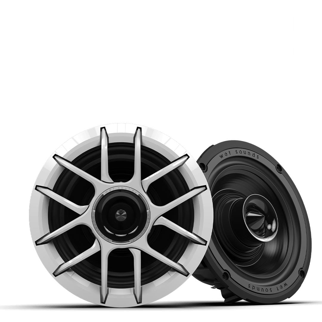 Wet Sounds Qualifies for Free Shipping Wet Sounds ZERO 6" XZ-W White Speakers #ZERO 6 XZ-W