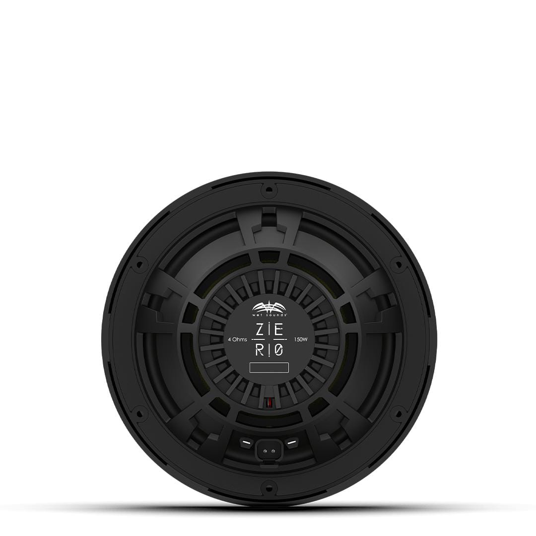 Wet Sounds Qualifies for Free Shipping Wet Sounds ZERO 8" XZ-B Black Speakers #ZERO 8 XZ-B