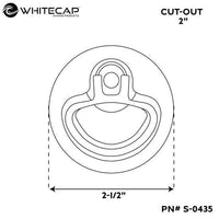 Whitecap Qualifies for Free Shipping Whitecap 2-1/2