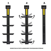 Whitecap Qualifies for Free Shipping Whitecap 3-Step Periscope Ladder #S-1775