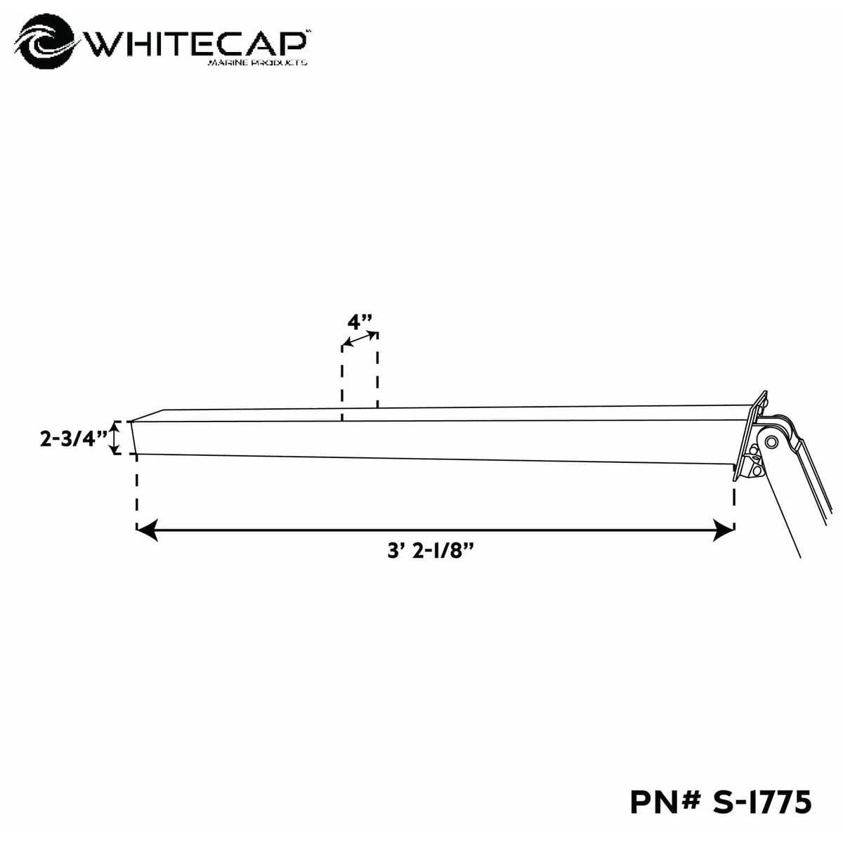 Whitecap Qualifies for Free Shipping Whitecap 3-Step Periscope Ladder #S-1775