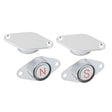 Whitecap Qualifies for Free Shipping Whitecap 316 SS Flat Magnets Set #6035C