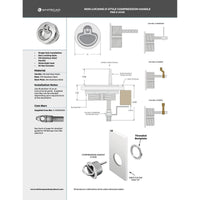 Whitecap Qualifies for Free Shipping Whitecap D-Style Comp Handle Non-Locking #S-0335C