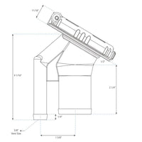 Whitecap Qualifies for Free Shipping Whitecap Gas Deck Fill with Vent 30-Degree #S-1423A30