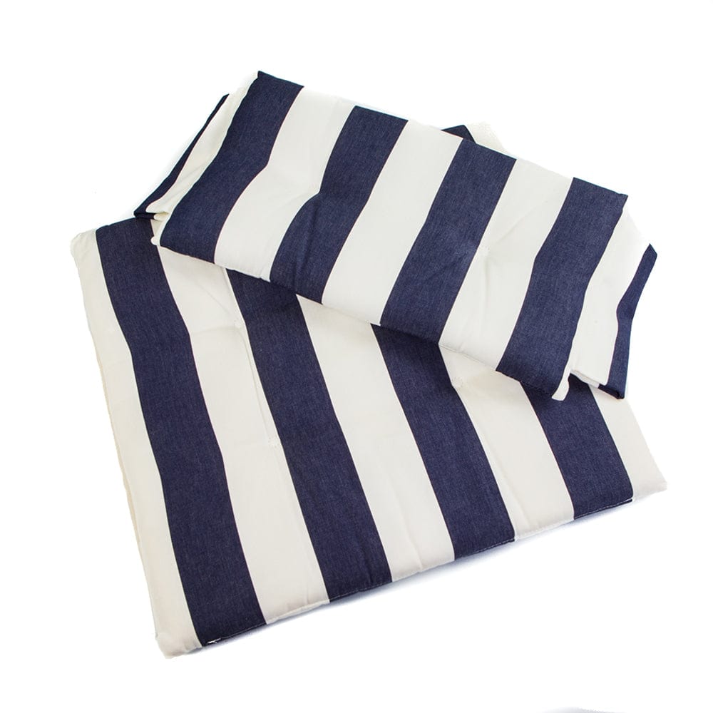 Whitecap Qualifies for Free Shipping Whitecap Seat Cushion Set for Director's II Chair White/Navy #87240