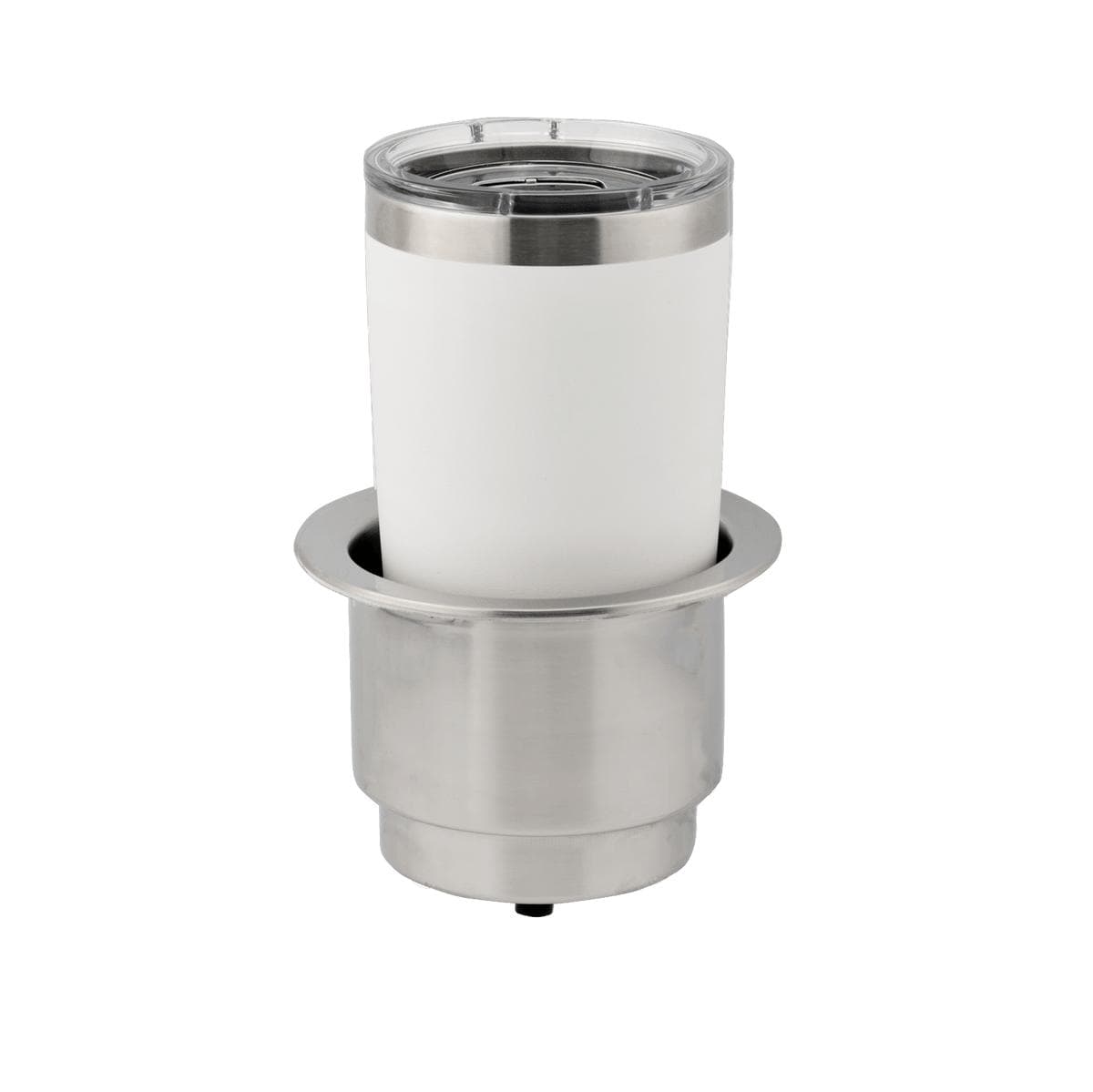 Whitecap Qualifies for Free Shipping Whitecap SS Cup Holder Flush Wide Lip #S-3503WL