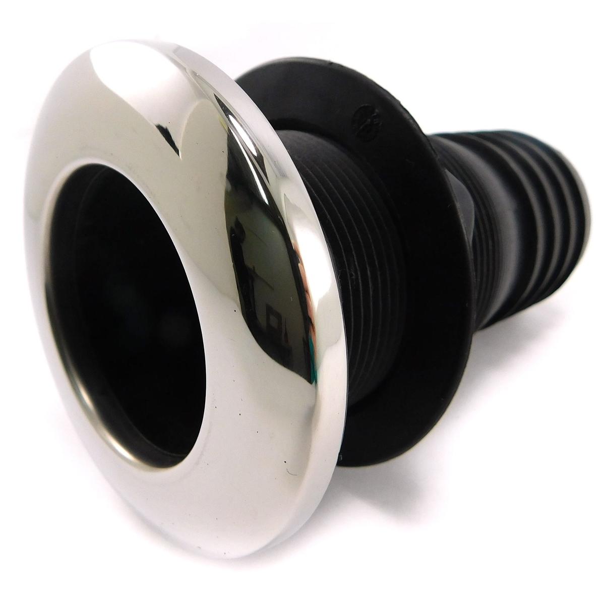 Whitecap Qualifies for Free Shipping Whitecap SS Plastic 2" Thru-Hull with Barb #S-3806C