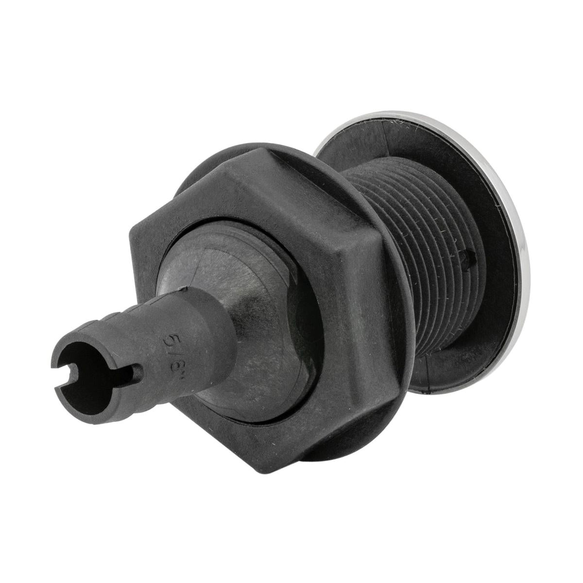 Whitecap Qualifies for Free Shipping Whitecap SS Plastic 2" Thru-Hull with Barb #S-3806C