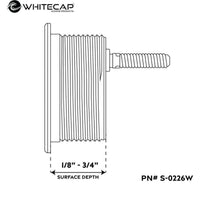 Whitecap Qualifies for Free Shipping Whitecap White Locking T-Handle #S-0226W