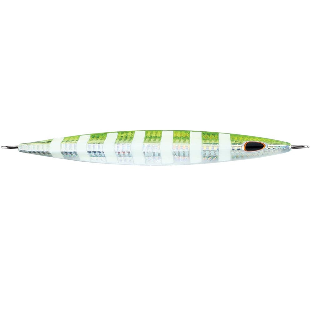 Williamson Qualifies for Free Shipping Williamson Kensaki Jig 120 5.25" 4.25 oz Green Sardine Zebra #KSJ120UVGSZ