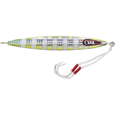 Williamson Qualifies for Free Shipping Williamson Kensaki Jig 280 7.25" 9-7/8 oz Chartreuse Blink #KSJX280CB