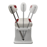 Wise Not Qualified for Free Shipping Wise 62 Quart Swingback Cooler Bright White/Crimson Red #8WD437-1906