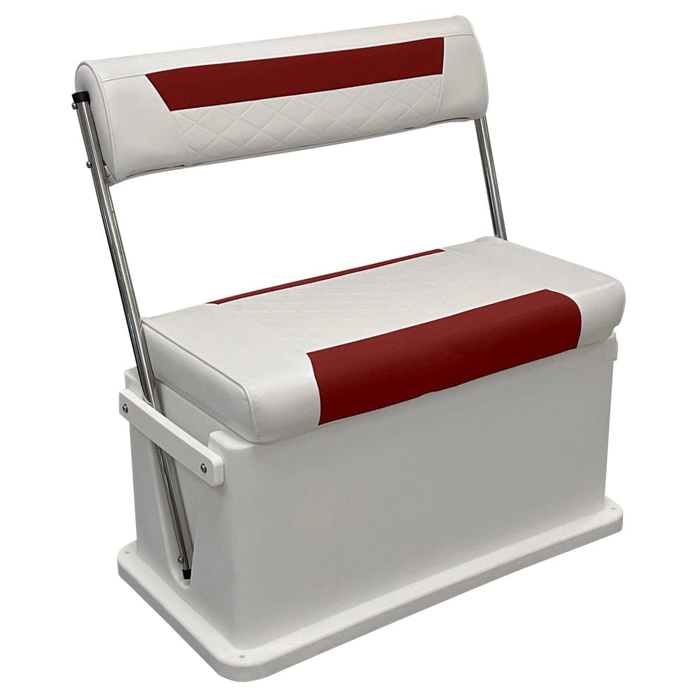 Wise Not Qualified for Free Shipping Wise 62 Quart Swingback Cooler Bright White/Crimson Red #8WD437-1906