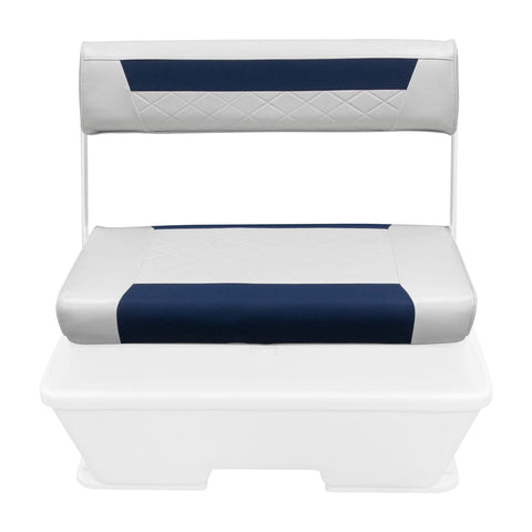 Wise Not Qualified for Free Shipping Wise 70 Quart Swingback Cush Set Brite White/Mariner Blue #8WD156-BS-1904