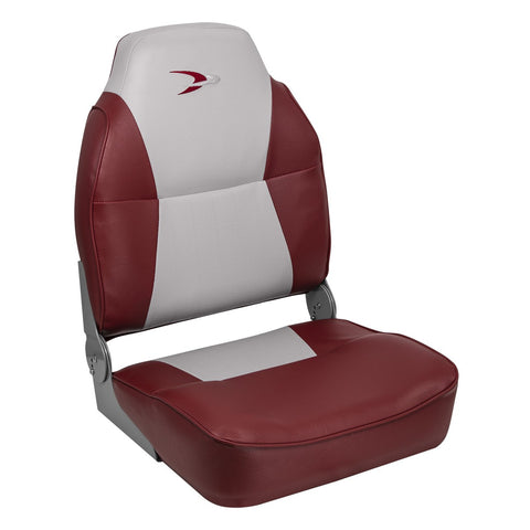 Wise Qualifies for Free Shipping Wise Lund High Back Seat Gray/Red #8WD640PLS-661