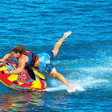 WOW World of Watersports Qualifies for Free Shipping WOW Prowler 1-Person Towable Starter Kit with Pump and Tow Rope #22-WTO-3990-X