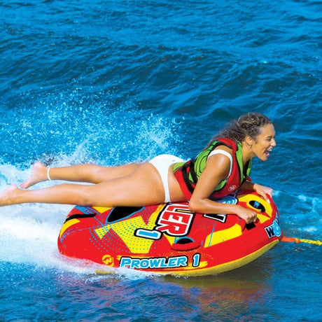 WOW World of Watersports Qualifies for Free Shipping WOW Prowler 1-Person Towable Starter Kit with Pump and Tow Rope #22-WTO-3990-X