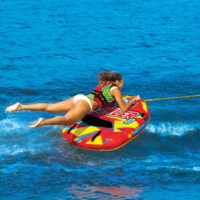 WOW World of Watersports Qualifies for Free Shipping WOW Prowler 1-Person Towable Starter Kit with Pump and Tow Rope #22-WTO-3990-X