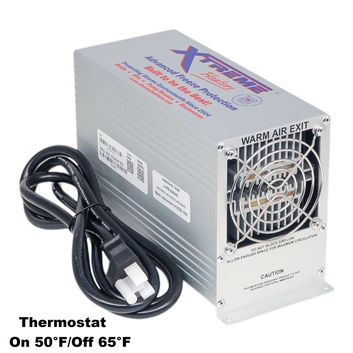 Xtreme Heaters Qualifies for Free Shipping Xtreme Heaters Compartment Heater 1000w 120v #XXXXHEAT-1000