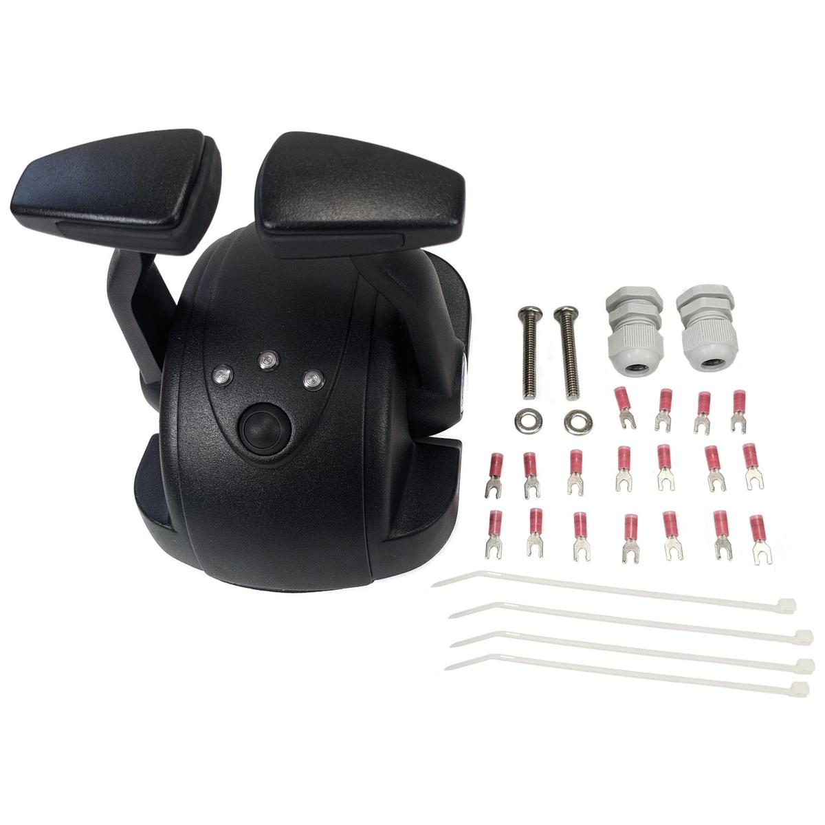 ZF Marine Qualifies for Free Shipping ZF Marine Dual Black with Black Levers #MC2000-1