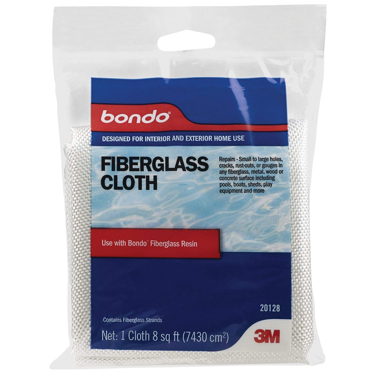 3M Marine Qualifies for Free Shipping 3M Bondo Fiberglass Cloth 8 sq ft #20128