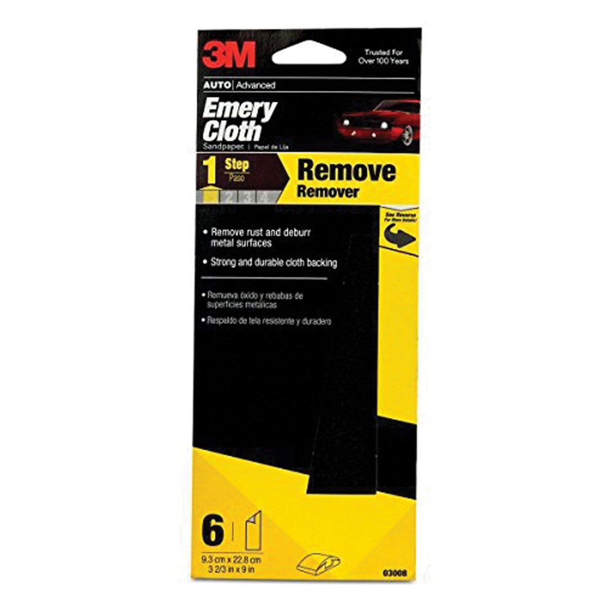 3M Emery Cloth 6-pk #03008