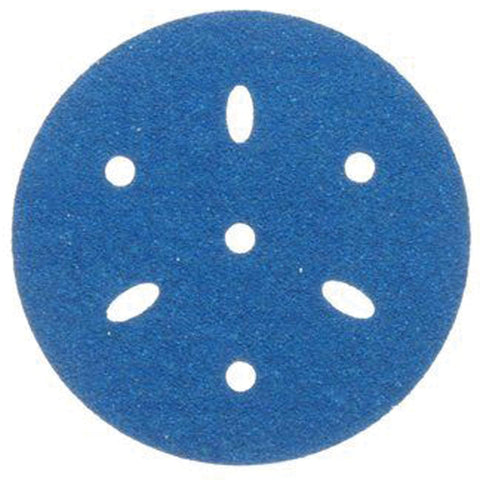 3M Hookit 321u Blue Sandpaper 3" Disc 320 Multi-Hole 50/Bx #36150