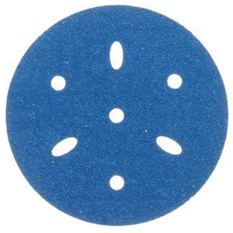 3M Hookit Blue Sandpaper 5" Disc 800 Multi-Hole 50/Bx #36169