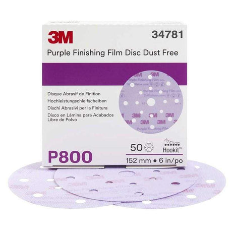 3M Marine Qualifies for Free Shipping 3M Hookit Purple Film Abrasive Disc 260l P800 6" 50/Bx #7100122797