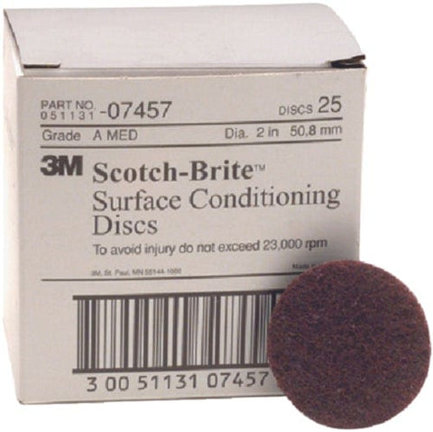 3M Marine Qualifies for Free Shipping 3M Marine 2" Medium Surface Condition Discs 25-pk #07457