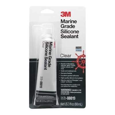 3M Marine Qualifies for Free Shipping 3M Marine Marine Grade Sealant Clear 3 oz #08019