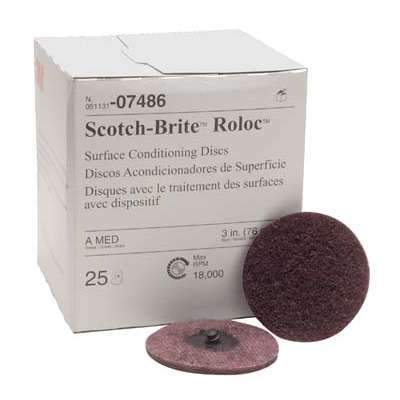3M Marine Qualifies for Free Shipping 3M Marine Scotch Brite Roloc Surf Conditioning Disc 3 " #07486