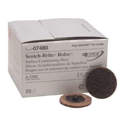 3M Marine Qualifies for Free Shipping 3M Marine Scotch Brite Roloc Surface Conditioning Disc 2" #07480