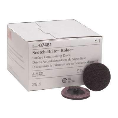 3M Marine Qualifies for Free Shipping 3M Marine Scotch Brite Roloc Surface Conditioning Disc 2" #07481