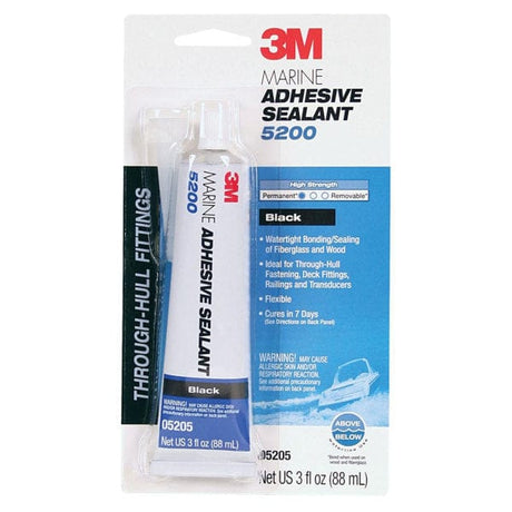 3M Marine Qualifies for Free Shipping 3M Marine Sealant 5200 Black 3 oz #05205