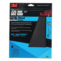 3M Wetordry Sandpaper 1000 Grit 9