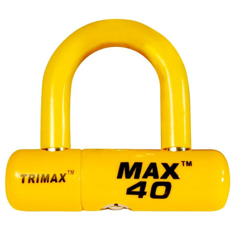 Trimax Locks Qualifies for Free Shipping Trimax Locks U-Lock Yellow with 1/2" Shackle #MAX40YL