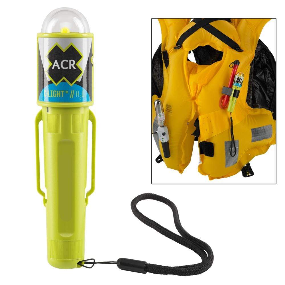 ACR Electronics Qualifies for Free Shipping ACR C-Light H20 LED PFD Vest Light with Clip Water-Activated #3962.1