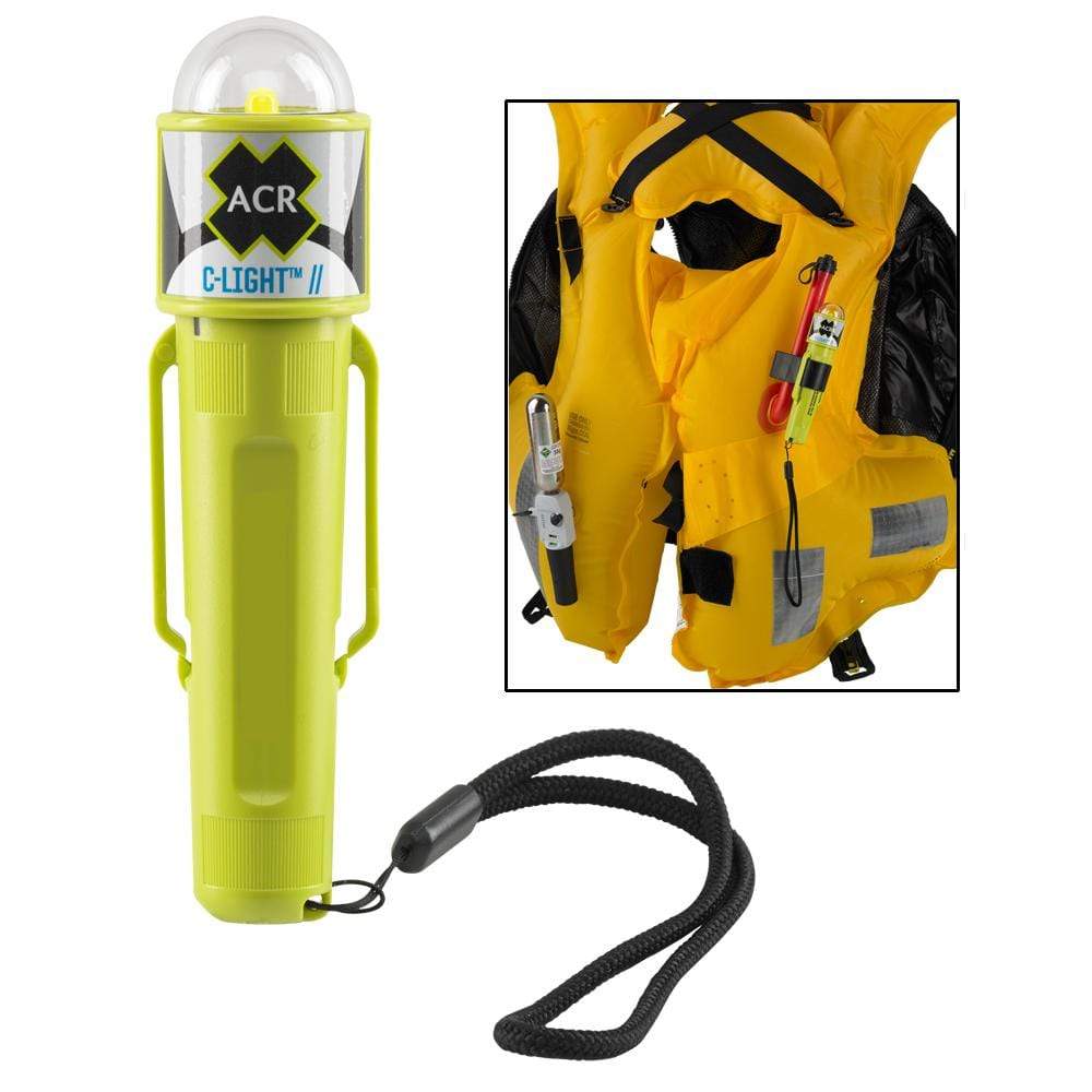 ACR Electronics Qualifies for Free Shipping ACR C-Light LED PFD Vest Light with Clip USCG #3963.1