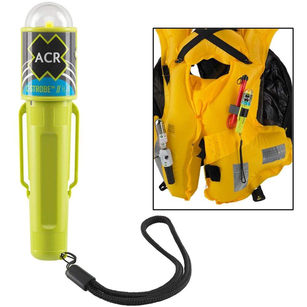 ACR Electronics Qualifies for Free Shipping ACR C-Strobe H20 LED Life Jacket Emer Signal with Clip #3964.1
